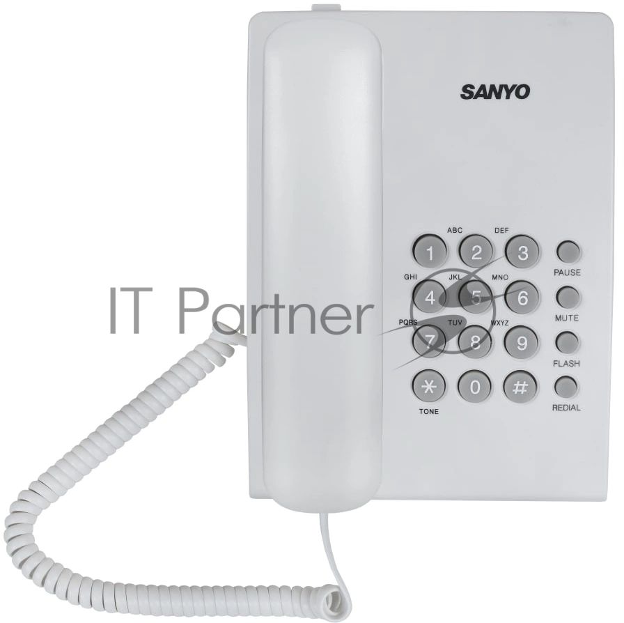 Телефон проводной SANYO RA-S204W белый