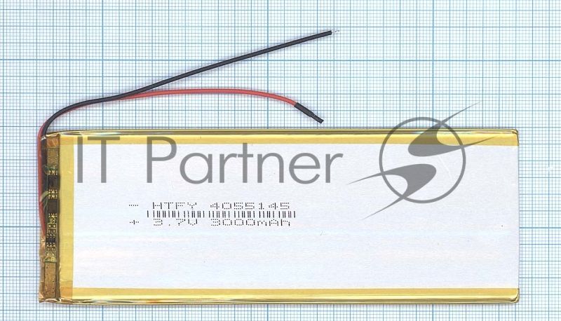 Аккумулятор Li-Pol (батарея) 4x55x145мм 2pin 3.7V/3000mAh