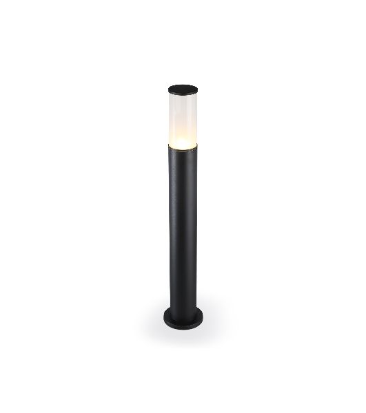 Светильник Ambrella light ST2459 BK/FR черный/белый матовый IP54 E27 max 40W D90*800