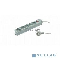 Сетевой фильтр PC Pet AP01006-1.8-GR 1.8 м, 5 розеток, серый