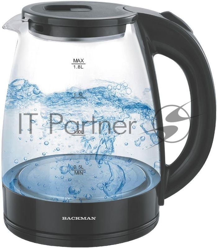 Чайник электрический BACKMAN BM-TEA 725 1,8 л, 2200 Вт