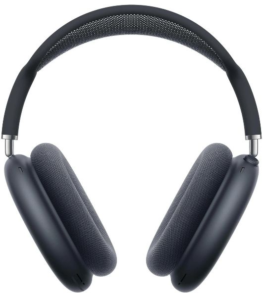 Беспроводные/проводные наушники Apple AirPods Max A3184 темная ночь, полноразмерные, Bluetooth + проводной, оголовье, до 20 ч