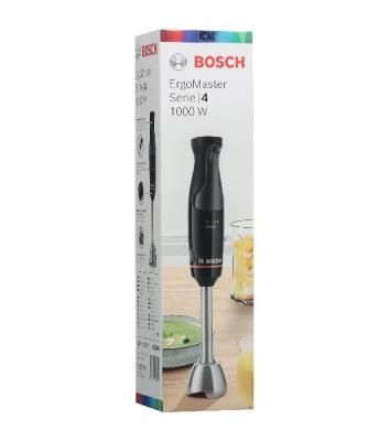 Блендер погружной Bosch MSM4B610 черный, 1000 Вт, плавная регулировка