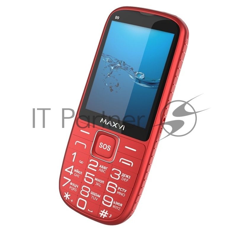Мобильный телефон Maxvi B9 красный