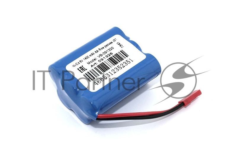 Портативный аккумулятор Ni-Cd 6V 1400 mAh AA Row разъем JST (2+3)