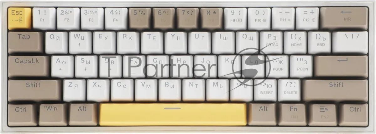 Клавиатура Redragon Fizz проводная, USB Type-A, белый