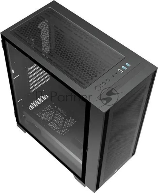 Компьютерный корпус Montech AIR 1000 LITE черный без БП ATX 1x120мм 3x140мм 2xUSB3.0 1xUSB3.1 audio bott PSU