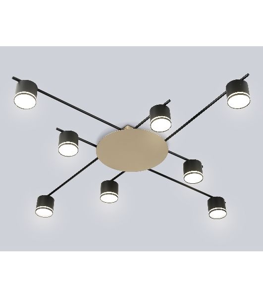 Потолочный светильник Ambrella light FL51760/8 BK/GD черный/золото GX53/8 max 12W 870*870*95