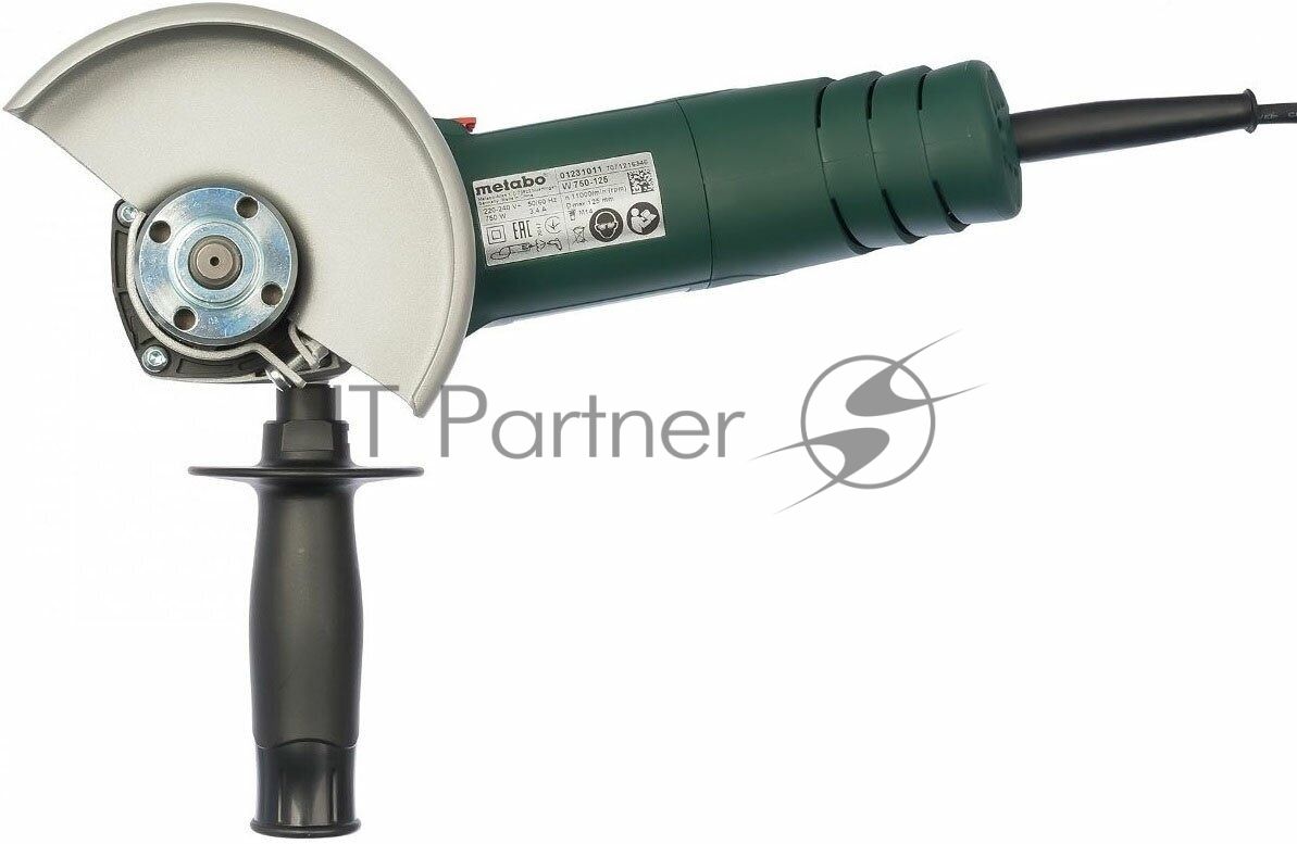 Угловая шлифовальная машина Metabo W 750-125 750Вт 11500об/мин рез.шпин.:M14 d=125мм (603605000)
