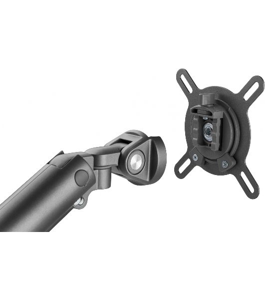 Кронштейн для мониторов Ultramounts UM713B черный 17"-32" макс.9кг крепление к столешнице поворот и наклон