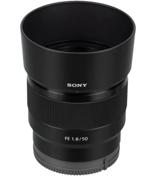 Объектив Sony SEL50F18F.SYX, 50 мм, f/1.8, фикс-объектив, компактный светосильный стандартный объектив с асферическим элементом, Sony E (FE), черный