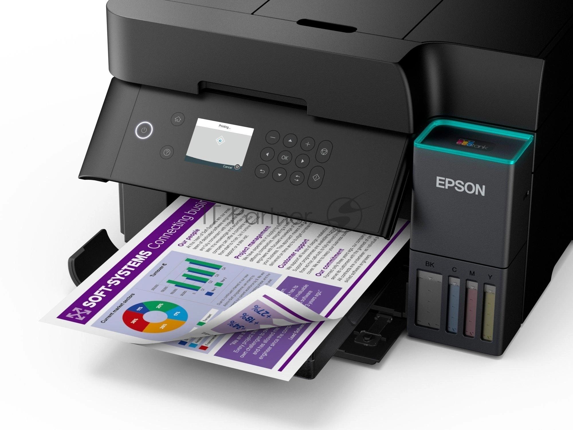 МФУ струйный Epson EcoTank L6370 (C11CL43403) A4 Duplex WiFi черный