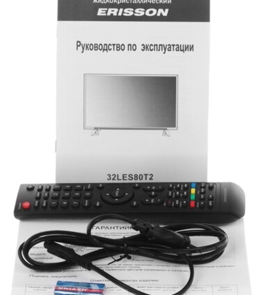 Телевизор Erisson 32" 32LES802T2 черный LED HD 60Hz