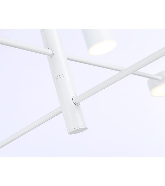 Подвесной светодиодный светильник Ambrella light FL51688/8 WH белый 3000K/4200K/6400K 48W D900*1000 (Без ПДУ)