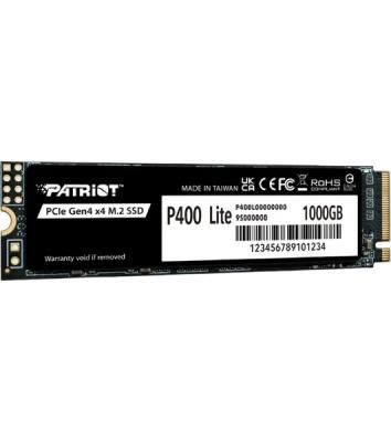 Накопитель SSD Patriot P400 Lite 1Tb M.2 2280 NVMe PCle 4.0 x4 R3500/W2700 TbW 560Tb 3D NAND with HS