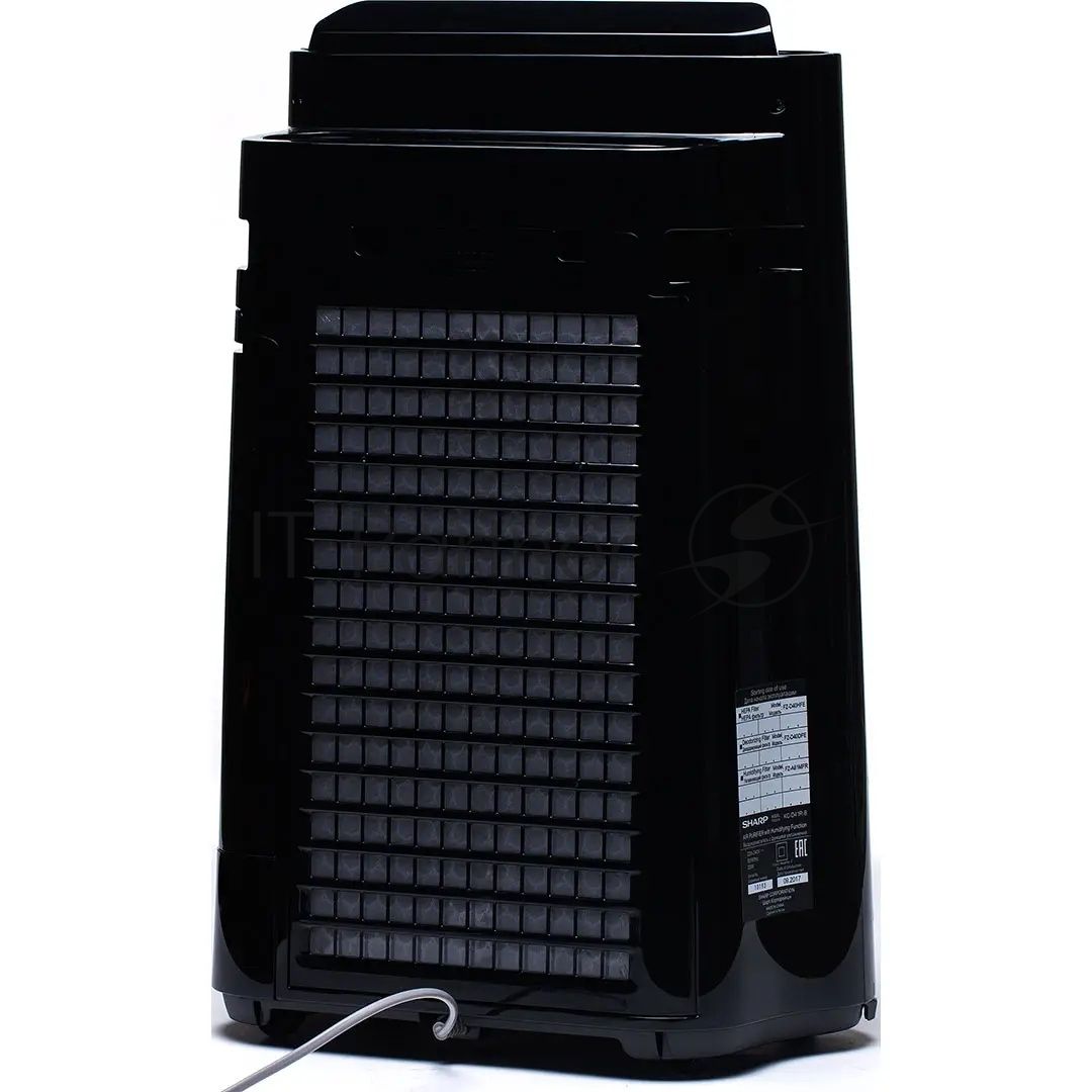 Климатический комплекс Sharp KCD41RB черный, 26 м², 2.5 л, HEPA-фильтр, ионизация Plasmacluster, гигростат