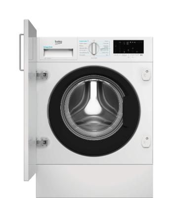 Стиральная машина встраиваемая Beko BI3DBT8841W белый, загрузка фронтальная 8 кг, 1400 об/мин, класс A