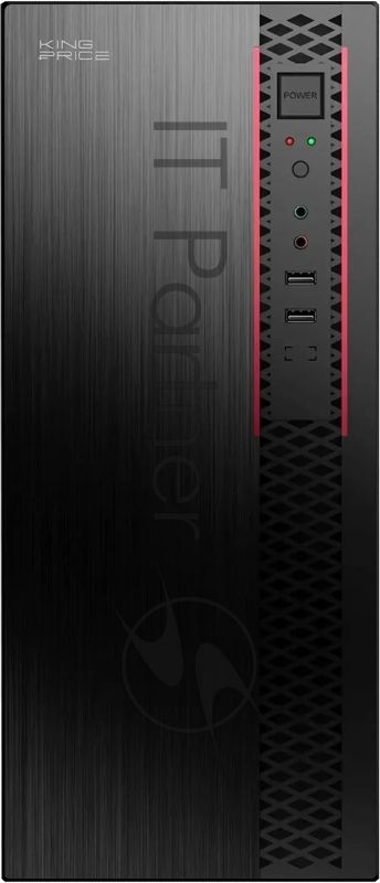 Компьютерный корпус KingPrice KPCC-MD202 черный без БП ATX 1x80mm 4x120mm 2xUSB2.0 audio