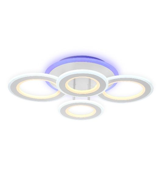 Потолочный светодиодный светильник FA8801 WH белый 123W 570*420*130 (ПДУ РАДИО 2.4)