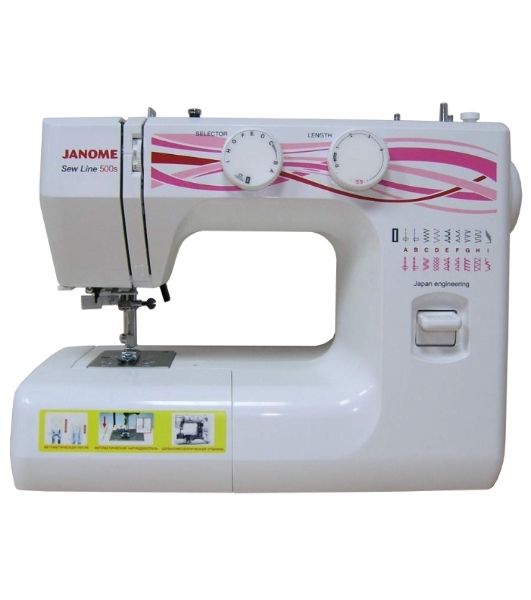 Швейная машина Janome Sew Line 500s белый