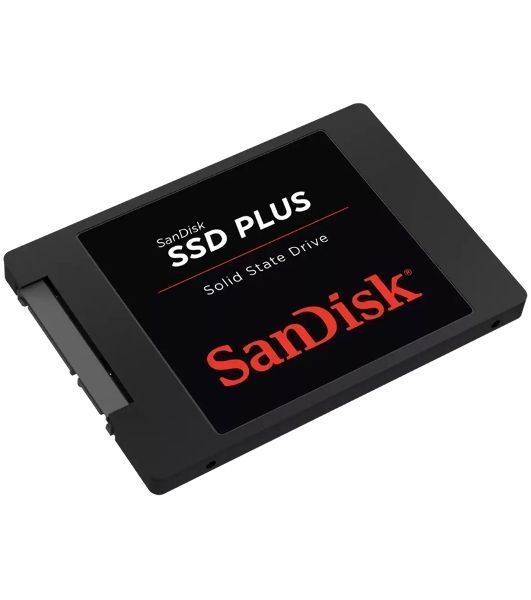 Накопитель SSD SanDisk SSD PLUS 2,5” SATA 250Gb, SDSSDA-250G-G28, 1 year