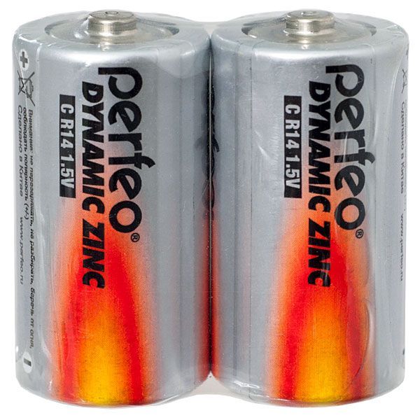 Батарейка Perfeo R14/2SH Dynamic Zinc