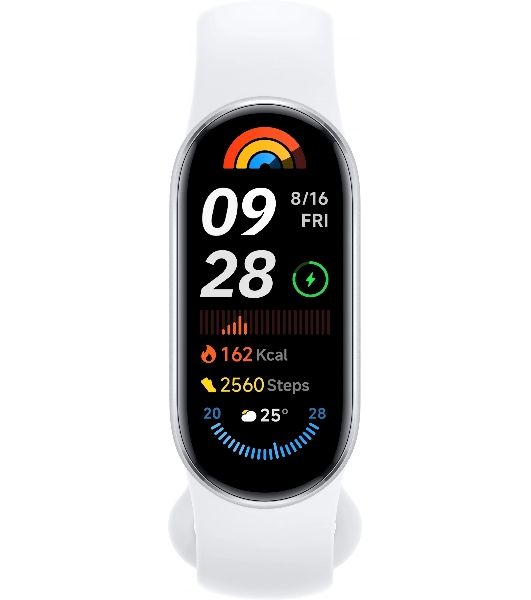 Фитнес-браслет Xiaomi Smart Band 9 M2345B1, 1.62" AMOLED, 5G, Bluetooth, IPX8 / WR50, серебристый