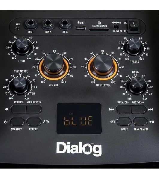 Акустическая колонка Dialog Oscar AO-220 1.0, 100W RMS, Караоке с беспр. микр, BT/FM/USB/SD/GT