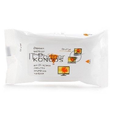 Чист. салф. Konoos для ЖК-экранов ноутбуков, смартфонов, КПК, покетпак 15 шт.