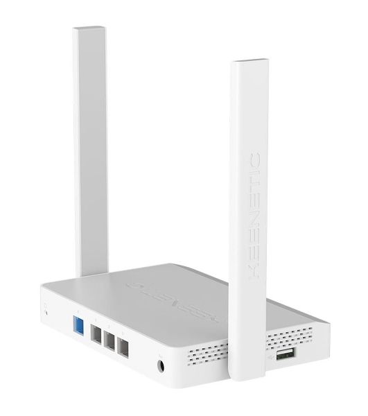 Интернет-центр Keenetic Extra (KN-1714) с Mesh Wi-Fi 5 AC1200, 4-портовым Smart-коммутатором и портом USB