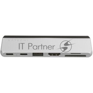 USB-концентратор двойной Satechi ST-HSP9P, USB Type-C, USB Type-C/SDXC/SDHC/SD/micro SD/USB/HDMI, USB