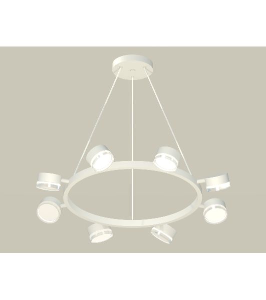 Светильник Ambrella light XB9195203/8 SWH/FR/CL белый песок/белый матовый/прозрачный GX53 (C9195, N8399)