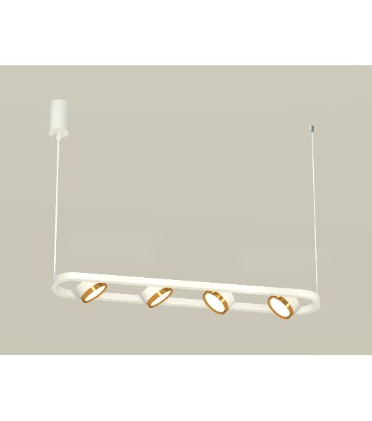 Светильник Ambrella light XB9163102/4 SWH/PYG белый песок/золото желтое полированное GX53 (C9163, N8124)