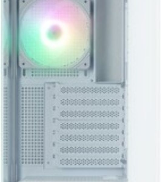 Компьютерный корпус ZALMAN P40 Prism Plus, ATX, белый, WINDOW, 3xCombo (3.5'' or 2.5"), 1xUSB TYPE-C, 2xUSB 3.0, SIDE 3x120мм ARGb, REAR 1x120мм ARGb