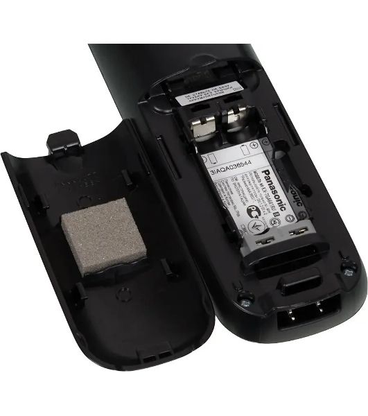 Телефон беспроводной (DECT) Panasonic KX-TG6811RUB черный Беспроводной DECT,40 мелодий,телефонный справочник 120 зап.
