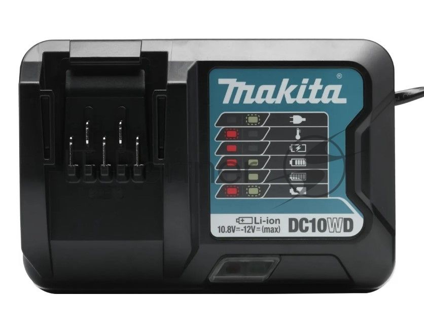 Дрель-шуруповерт Makita DF333DYX14, 12 В, 1.5 Ач, 30 Нм, щеточный