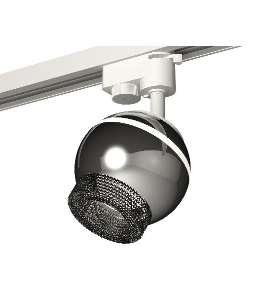 Светильник Ambrella light XT1104002 PSL/BK серебро полированное/тонированный GU5.3 LED 3W 4200K (A2520, C1104, N7192)