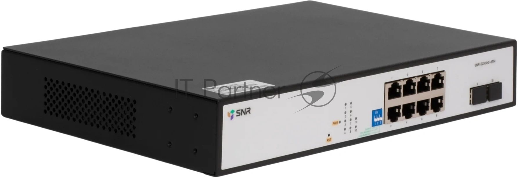 Коммутатор SNR SNR-S2300G-8TM, 8×1 Гбит/с + 2×2.5 Гбит/с SFP, настраиваемый