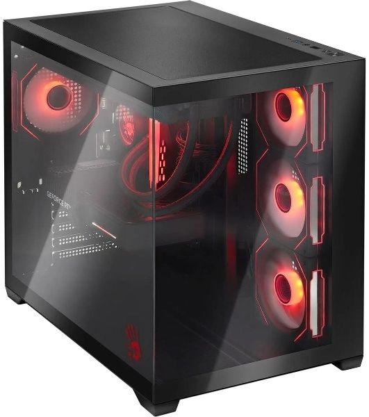Компьютер Bloody BD-PC RAB84V2 TWR Ryzen 7 7700 (3.8) 32Gb SSD 1Tb RTX 5070 12Gb Win 11H 64 2.5xGbitEth 650W черный (RUS) (2142128)