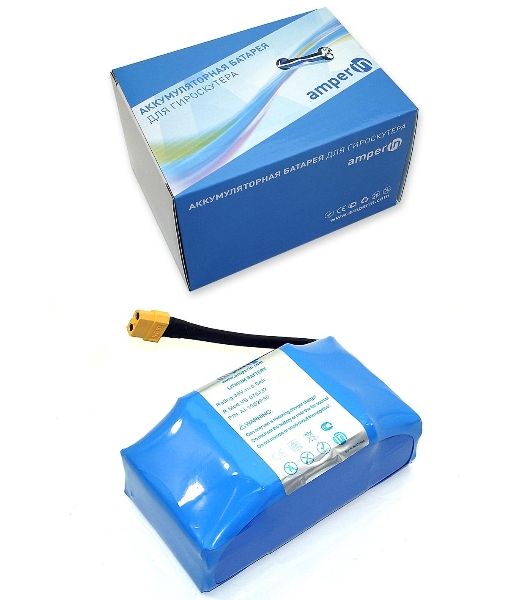 Аккумулятор Amperin 10S2P для гироскутера 36V 5.0А·ч Li-ion