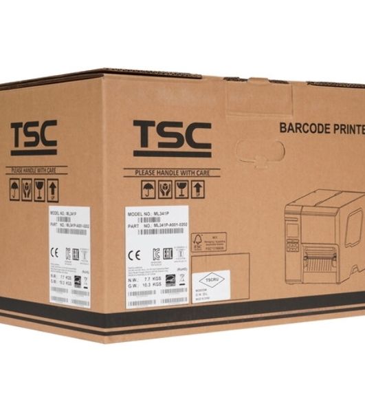 Принтер этикеток TSC ML341P (ML341P-A001-0202) стационарный, термотрансферная печать и прямая термопечать, 300 dpi, 152 мм/сек, Ethernet, RS-232, USB, Wi-Fi, черный