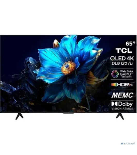 Телевизор TCL 65" 65P7K черный QLED LCD 4K UHD 60Hz Smart TV