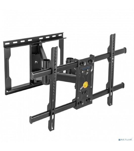 Кронштейн Kromax ATLANTIS-85 черный, Кр. стал. настенный для TV 32"-70", max 50 кг, 5 ст св., нак. ±10°, пов. ±60°, от ст. 74-441 мм., max VESA 600-400 мм