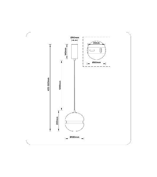 Подвесной светодиодный светильник Ambrella light LH11001 GD/FR золото/белый матовый 20W 3000K D180*200