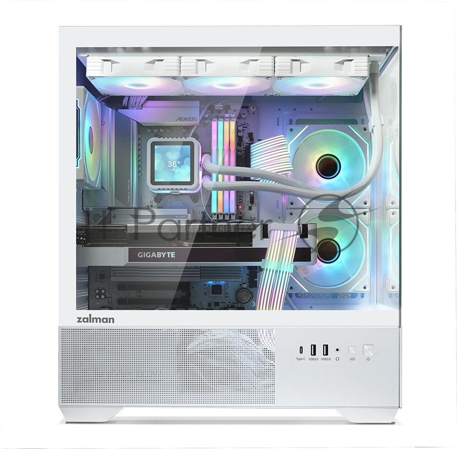 Корпус Zalman Miditower Chronix V2 White (без БП)