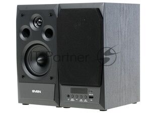 Акустическая система 2.0 SVEN MC-10, чёрный, мощность 2x25Вт (RMS), FM-тюнер, USB/microSD, дисплей, пульт ДУ, Bluetooth SVEN MC-10, чёрный, акустическая система 2.0, мощность 2x25Вт (RMS), FM-тюнер, USB/microSD, дисплей, пульт ДУ, Bluetooth