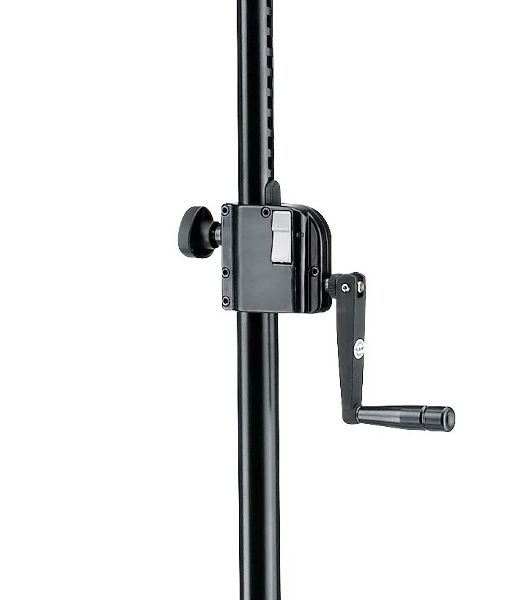 Стойка для акустической системы с подъемным механизмом K&M 21300-009-55 высота от 1385 до 2180 мм, диаметр трубы 35 мм, материал - сталь, цвет черный