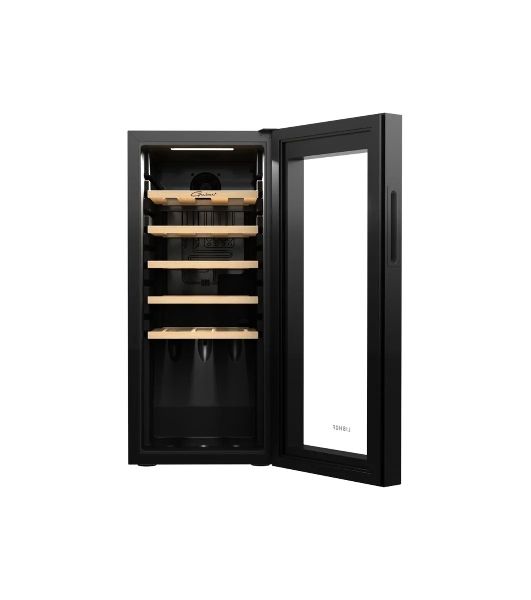 Винный шкаф Libhof GM-18 черный, 53 л, 1 отсек, 18 бут., класс A