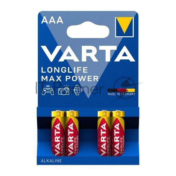 Батарейки VARTA MAX TECH AAA бл 4 04703101404