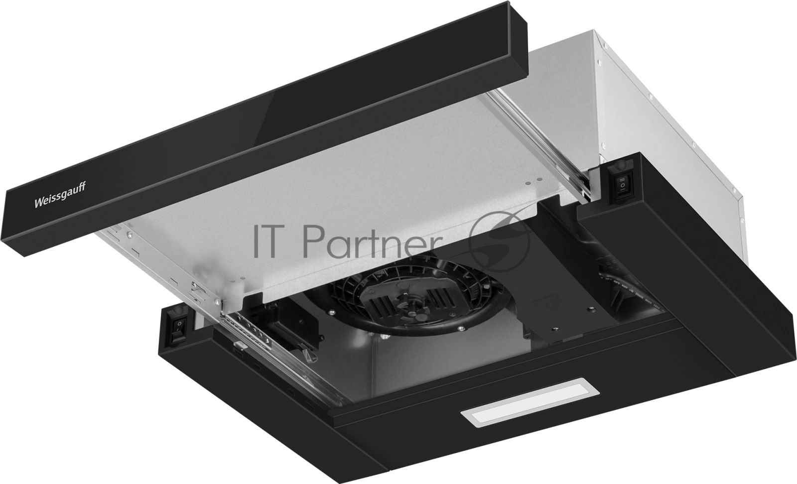 Вытяжка Weissgauff TEL 450 Black Glass